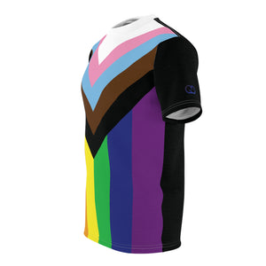 "Progress" Pride Flag | Unisex All-Over Print T-Shirt